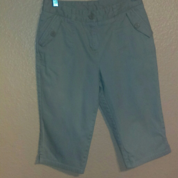 Nautica girls school uniform khaki Capri pants - Picture 1 of 3